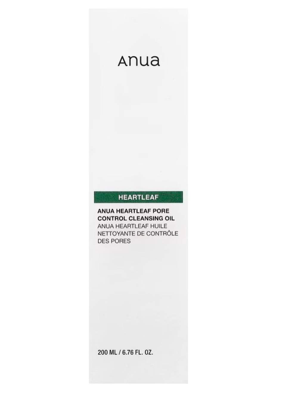 Anua Heartleaf Pore Control Cleansing Oil, for Face 6.76 fl oz Exp : 2028